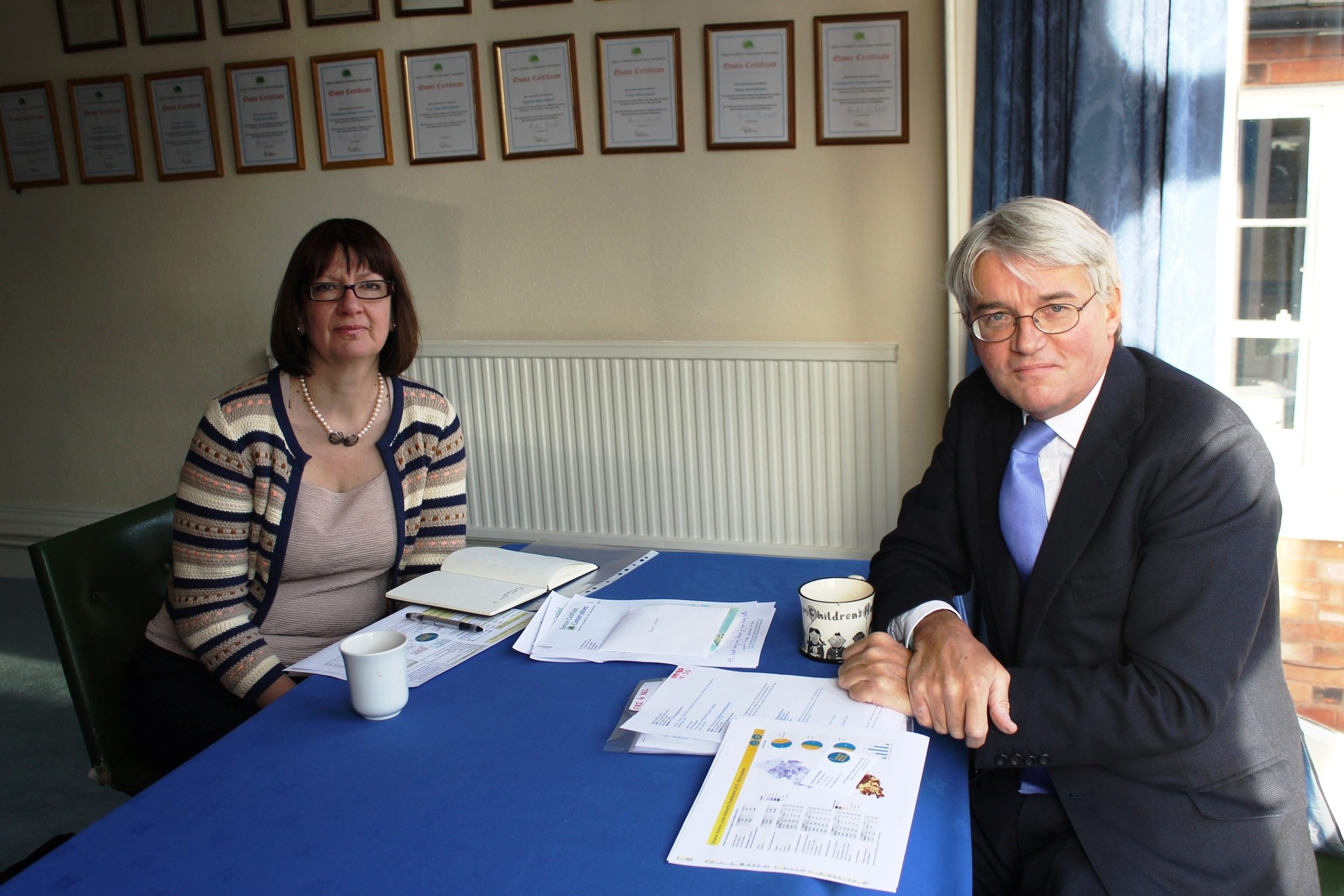 Andrew Mitchell Mp Meets New Ceo Of Birmingham Citizens Advice Bureau Royal Sutton Coldfield