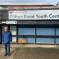 Cllr David Pears outside Cliffton Road Youth Centre